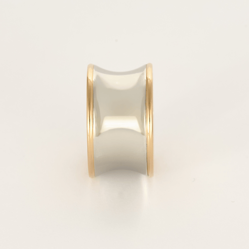 Bague 52 Bulgari Anish Kapoor - Bague en acier et or 58 Facettes DV27821-2-52-1