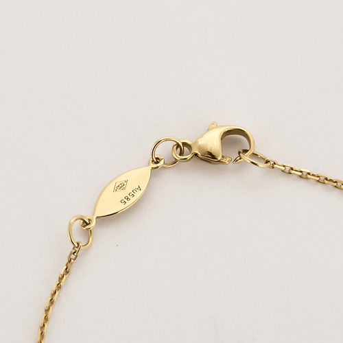 Collier Mauboussin -  My Shades To You White - Collier en or jaune 14K et petits diamants 58 Facettes DV24577-6