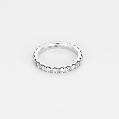Bague 49,5 Mauboussin - Indispensable et universelle - Alliance américaine en or blanc et diamants 58 Facettes DV6693-9-495-6