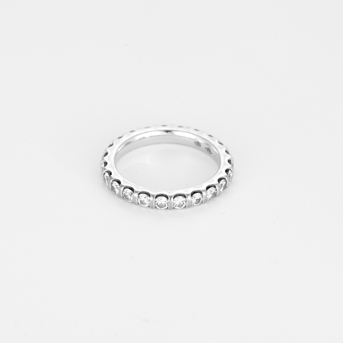 Bague 49,5 Mauboussin - Indispensable et universelle - Alliance américaine en or blanc et diamants 58 Facettes DV6693-9-495-6