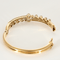 Bracelet Bracelet jonc ouvrant en or rose et or gris, diamants. Style Napoléon III. 58 Facettes DV27858-1