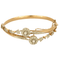 Bracelet Bracelet jonc ouvrant en or rose, or blanc et diamants 58 Facettes DV27468-22