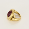 Bague 54,5 POIRAY - Indrani grand modèle- Bague semi-articulée en or jaune et tourmaline 58 Facettes DV27468-43-545-6