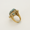 Bague 51 Bague cocktail en or jaune, aigue marine , saphirs et diamants 58 Facettes DDV26158-4-51-2