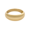 Bague 54 Bague jonc en or jaune 58 Facettes DV1838-2