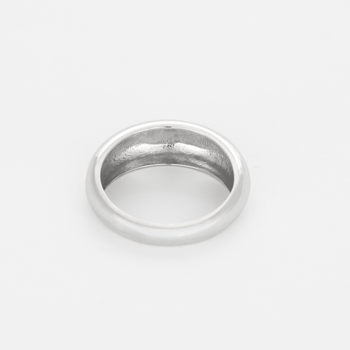 Bague 54 Bague jonc en or gris 58 Facettes DV1838-1-54-3