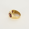 Bague 55 HERMES Paris - Vintage - Bague en or jaune et tourmalines roses. 58 Facettes DV26850-1
