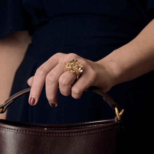 Bague 53 VAN CLEEF & ARPELS -  "Frivole"- Bague or jaune et diamants 58 Facettes DDV26158-5