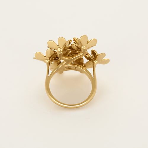 Bague 53 VAN CLEEF & ARPELS -  "Frivole"- Bague or jaune et diamants 58 Facettes DDV26158-5