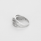 Bague 54 Bague jonc ajourée en or blanc et diamants 58 Facettes DV27556-2-54-3