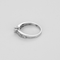 Bague 54 Bague solitaire en or gris et diamants 58 Facettes DV24276-11
