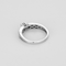 Bague 54 Bague solitaire en or gris et diamants 58 Facettes DV24276-11