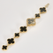 VAN CLEEF & ARPELS - Alhambra - Montre bracelet de dame en or jaune et onyx 58 Facettes DV4391-3