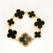 VAN CLEEF & ARPELS - Alhambra - Montre bracelet de dame en or jaune et onyx 58 Facettes DV4391-3