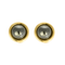 Boucles d'oreilles Paire de boucles d'oreilles en or jaune et hématite 58 Facettes DV11687-5