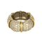 Bague 49 Anneau en or gris, or jaune et diamants 58 Facettes DV22972-38-49-2