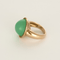 Bague 53,5 Bague en or rose, chrysoprase et diamants 58 Facettes DV22972-47-535-5