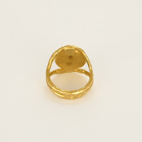 Bague 49 JEAN MAHIE - Collection Zodiaque - Bague Bélier en or jaune 22K 58 Facettes DV0370-6-49-2