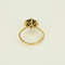 Bague 56 Bague en or jaune et platine, à motif d'étoile stylisé et diamants taille rose 58 Facettes DV0013-38-56-3