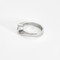 56 Bague en or gris , diamant 1.20 carat environ 58 Facettes DV0315-15-56-3
