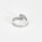 56 Bague en or gris , diamant 1.20 carat environ 58 Facettes DV0315-15-56-3