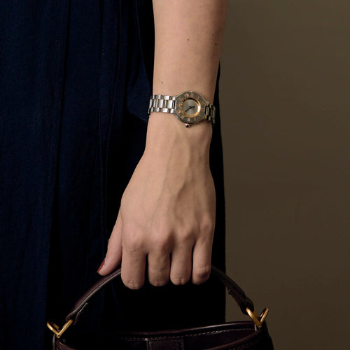 Montre CARTIER - Must 21- Montre en acier et acier doré 58 Facettes DV0120-22