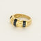 Bague 51 Bague jonc or jaune et saphirs 58 Facettes DV7140-1