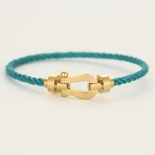 Bracelet FRED - Force 10 - Bracelet or jaune et acier 58 Facettes DV25901-2
