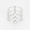 52 Dinh Van - Trilogie le Cube - Bague en or gris et diamants 58 Facettes DV28241-1-52-1