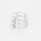 52 Dinh Van - Trilogie le Cube - Bague en or gris et diamants 58 Facettes DV28241-1-52-1
