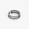 Bague 56 Gemmyo - Thésée - Alliance or noir 58 Facettes DV27674-2-56-3