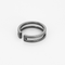 Bague 56 Gemmyo - Thésée - Alliance or noir 58 Facettes DV27674-2-56-3