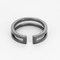 Bague 56 Gemmyo - Thésée - Alliance or noir 58 Facettes DV27674-2-56-3