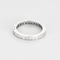 Bague 50 Cartier - Alliance en platine et diamants taille princesse. 58 Facettes DV27165-1