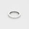 Bague 50 Cartier - Alliance en platine et diamants taille princesse. 58 Facettes DV27165-1