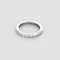 Bague 50 Cartier - Alliance en platine et diamants taille princesse. 58 Facettes DV27165-1