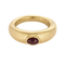 Bague 53 Chaumet – Bibendum – Bague jonc en or jaune et rubis. 58 Facettes DV27468-3-53-2
