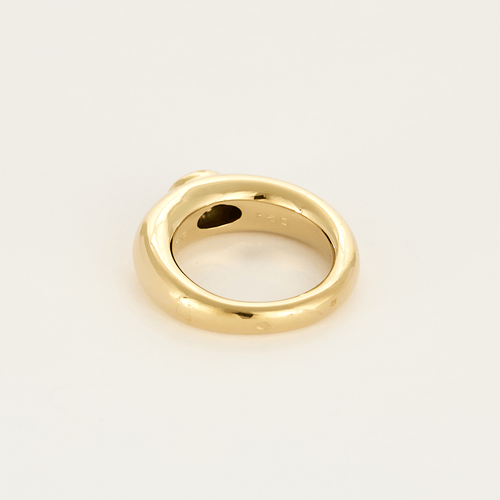 Bague 53 Chaumet – Bibendum – Bague jonc en or jaune et rubis. 58 Facettes DV27468-3-53-2