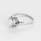 Bague 57 Bague solitaire en or gris et platine, diamant 0.90 carat environ. 58 Facettes DV0302-6-57-3