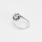 Bague 57 Bague solitaire en or gris et platine, diamant 0.90 carat environ. 58 Facettes DV0302-6-57-3