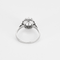 Bague 57 Bague solitaire en or gris et platine, diamant 0.90 carat environ. 58 Facettes DV0302-6-57-3