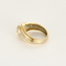 Bague 53 Bague tourbillon en or jaune, or blanc et diamants 58 Facettes DV27468-38-53-2