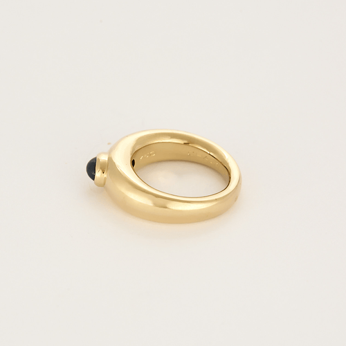 Bague 52 Chaumet – Bibendum – Bague jonc en or jaune et saphir 58 Facettes DV27468-4-52-1