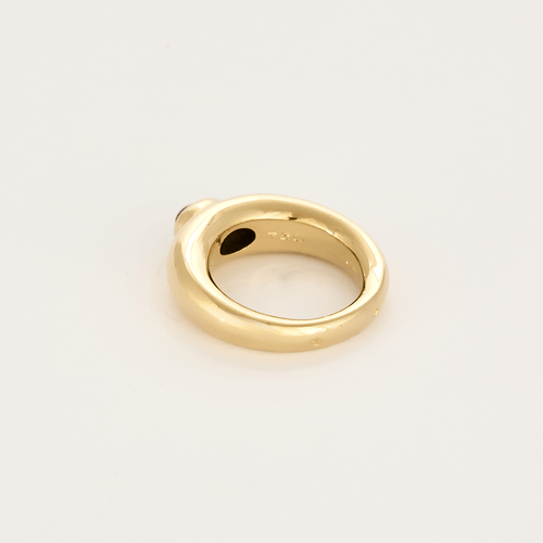 Bague 52 Chaumet – Bibendum – Bague jonc en or jaune et saphir 58 Facettes DV27468-4-52-1