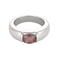 Bague 52 CHAUMET - GIOA - Bague jonc en or blanc et tourmaline 58 Facettes DV27468-18-52-1