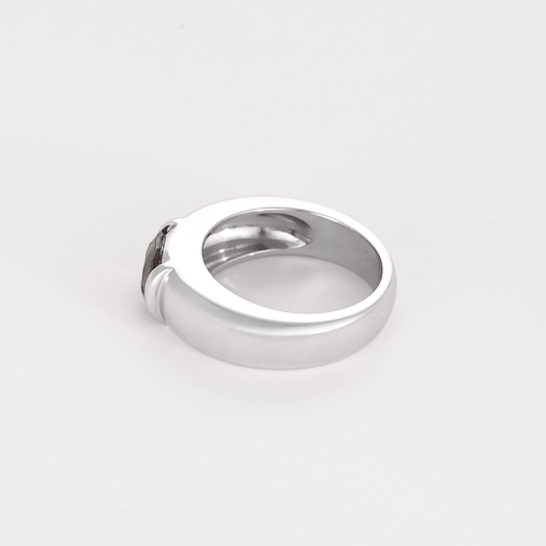 Bague 52 CHAUMET - GIOA - Bague jonc en or blanc et tourmaline 58 Facettes DV27468-18-52-1