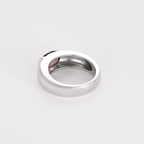 Bague 52 CHAUMET - GIOA - Bague jonc en or blanc et tourmaline 58 Facettes DV27468-18-52-1