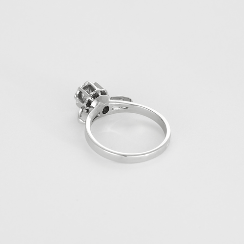 Bague 48,5 Bague Solitaire en or gris et diamant 58 Facettes DV27468-40-485-5