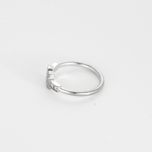 Bague 49 Tiffany & Co -  Wire  - Bague en or blanc et diamants 58 Facettes DV28273-2