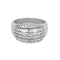 Bague 56 Bague en or gris et diamants 58 Facettes DV27468-71-56-3